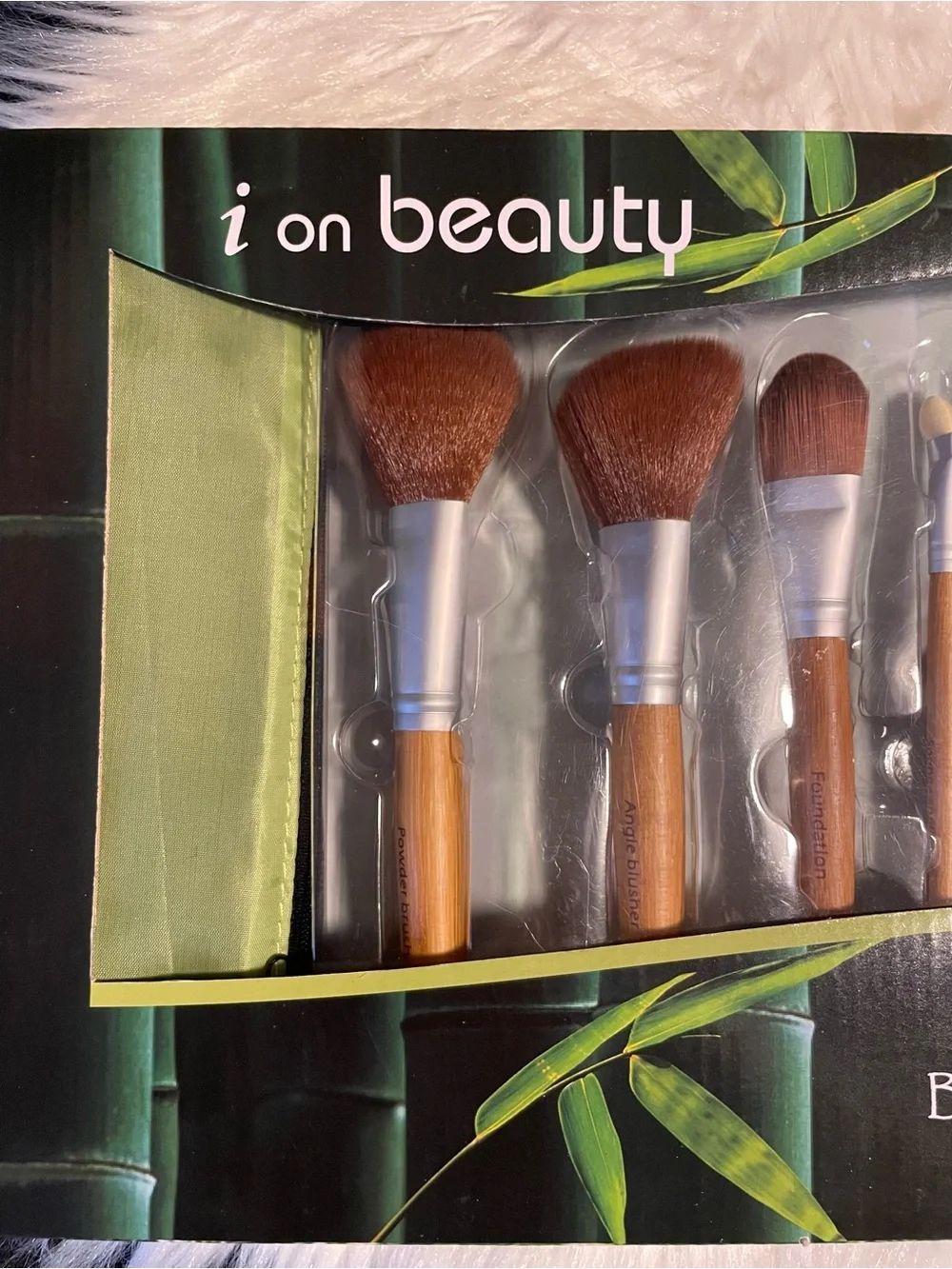 12 pieces Eco-Friendly Bamboo Makeup Collection.Sustainable Luxurious Brush Set